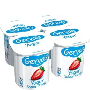 Yogur sabor fresa 4x120 g