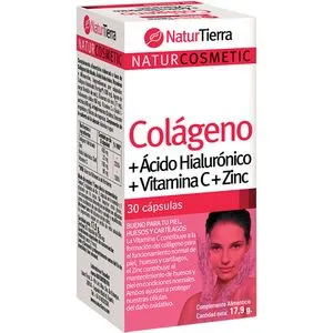 Colágeno ácido hialur. vitam. C zinc 30 cápsulas