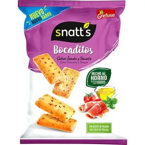 Bocaditos de jamón y tomate 110 g