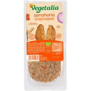 Vegeburger de seitán y zanahoria 2 unidades 160 g