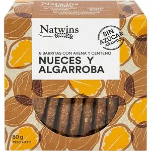Barritas de nueces y algarroba 80 g