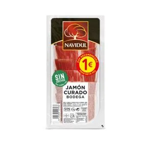 Jamón curado medias lonchas 45 g