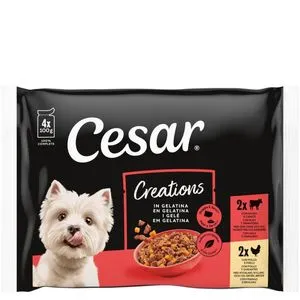 Gelatina de pollo para perros 4x100 g