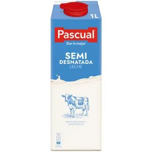 Leche semidesnatada 1 l