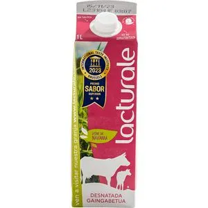 Leche desnatada brik 1 l
