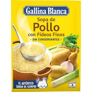 Sopa de pollo con fideo fino 72 g