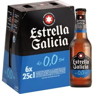 Cerveza 0,0° pack botellín 6x25 cl