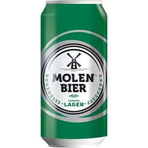 Cerveza lager lata 50 cl
