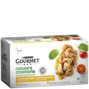 Comida para gatos con pollo y pavo 4x85 g