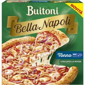 Pizza de atún y cebolla Bella Napoli 410 g
