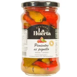 Pimiento piquillo rojo y verde 300 g