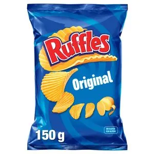Patatas fritas Ruffles onduladas 150 g