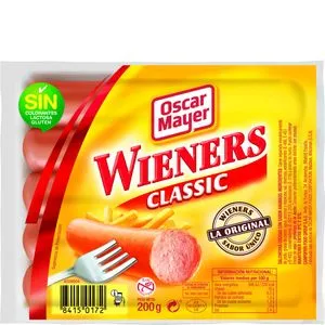 Salchicha viena 5 unidades 200 g