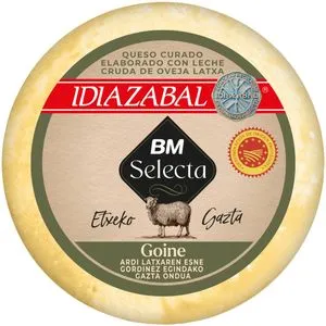 Queso de oveja DO Idiazabal natural al corte