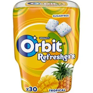 Chicle sabor frutas tropicales 30 unidades