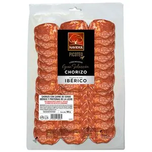 Chorizo ibérico en lonchas 100 g