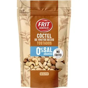 Cocktail de frutos secos tostados sin sal 110 g