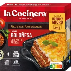 Lasaña boloñesa 250 g