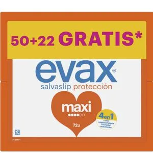 Salva slip protección maxi 72 unidades