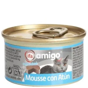 Mousse para gatos con atún 85 g