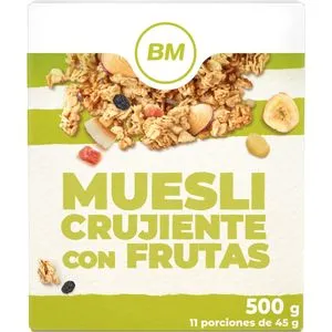 Cereales muesli con fruta 500 g