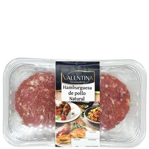 Hamburguesa de pollo natural