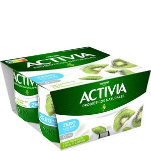 Yogur bífidus desnatado con kiwi 4x125 g