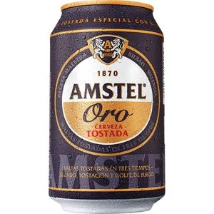 Cerveza tostada lata 33 cl