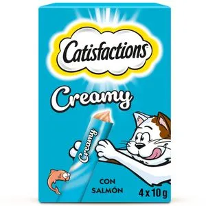 Creamy salmón para gatos 4x10 g