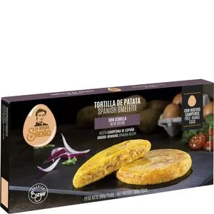 Tortilla de patata con cebolla 2 unidades 360 g