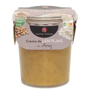 Crema de lentejas y arroz 400ml