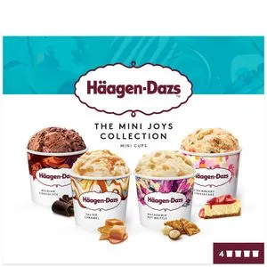 Helado en tarrina Mini Joys Collection 4x95 ml