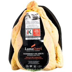 Pollo de caserío limpio envasado (2 kg aprox)