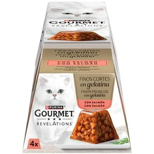 Comida para gato con salmón 4x57 g