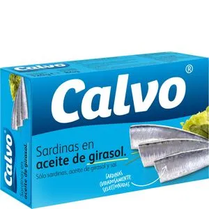 Sardina en aceite de girasol 120 g