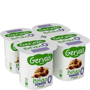 Yogur bífidus desnatado muesli 4x120 g