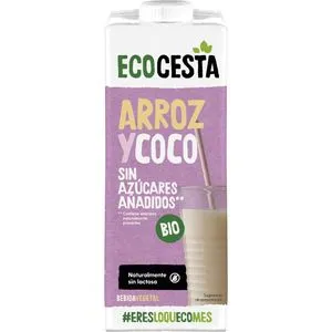 Bebida de arroz y coco ecológica 1 l