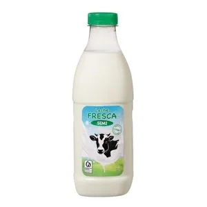 Leche fresca semidesnatada botella 1 l