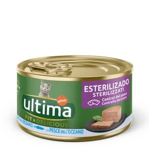 Comida para gato esterilizado con pescado 85 g