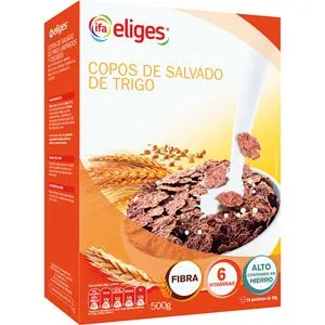 Copos de salvado de trigo 500 g