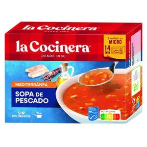 Sopa de pescado congelada 500 g
