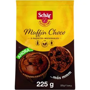Muffin de chocolate sin gluten 225 g