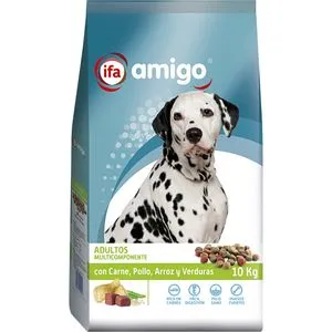 Pienso de perro con carne, pollo y vegetales 10 kg
