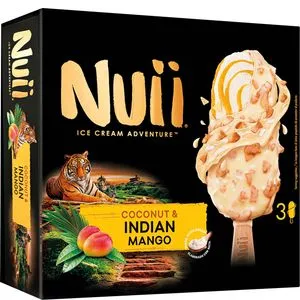 Helado de coco y mango 3 unidades