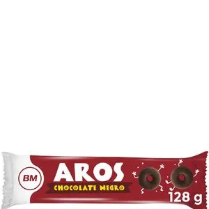 Galletas aros de chocolate negro 128 g