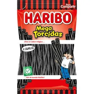 Mega torcidas regaliz negro 175 g