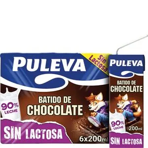 Batido de chocolate sin lactosa 6x200 ml