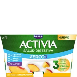 Yofur bífidus triple 0 con melocotón 4x120 g