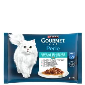 Comida para gatos pescado 4x85 g