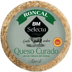 Queso de oveja DO Roncal al corte